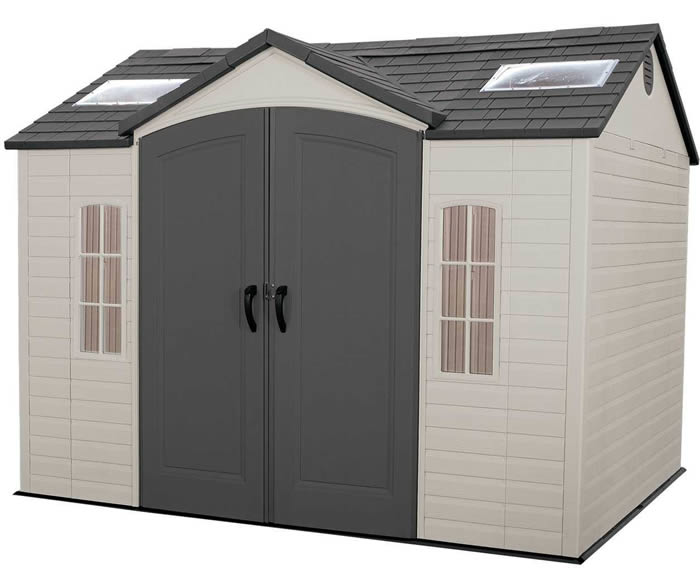 Lifetime 10x8 Plastic Garden Shed Kit w/ Floor