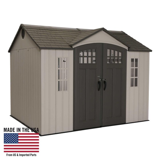 Lifetime 10x8 Side Entry Shed w/ Vertical Siding 60118
