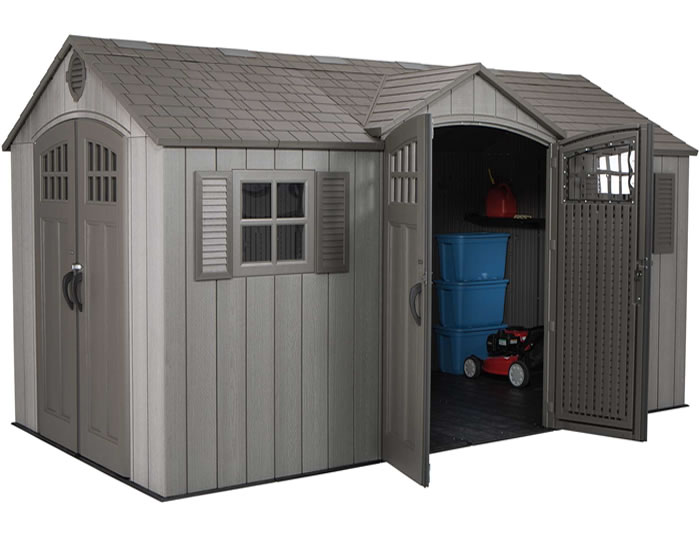 Lifetime 15x8 Rough Cut Shed Kit w/ Double Doors