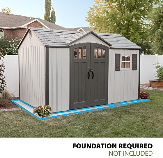 Foundation required for weather protection and easier assembly.