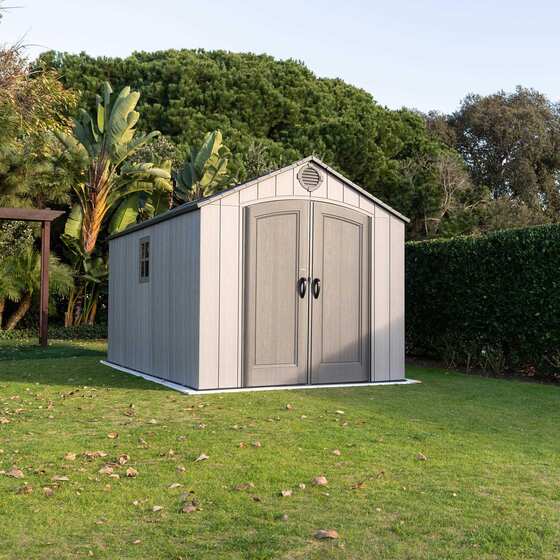 Lifetime 8x15 Shed Rough Cut Texture is the perfect addition to your backyard