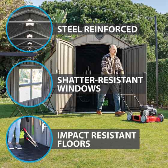 Strong steel reinforced roof, windows and floors