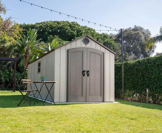 Sturdy and spacious, keeps your tools and belongings safe from weather