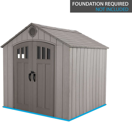 Lifetime 8x7 Shed 60370 Foundation Required By Owner