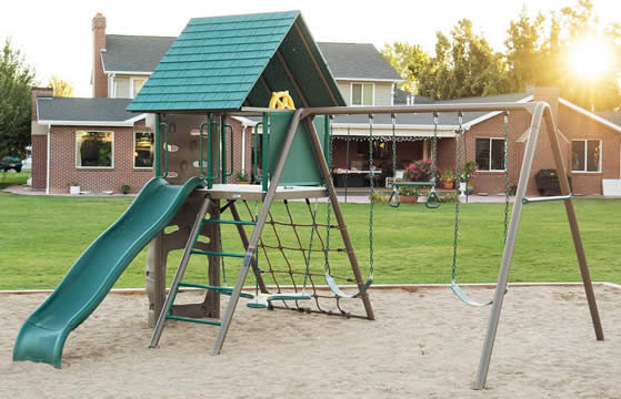 Lifetime Big Stuff Swing Set in Earthtone Color 91069