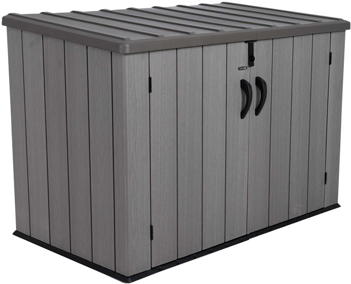 Lifetime 6x3 Trash Can Horizontal Shed - Rough Cut