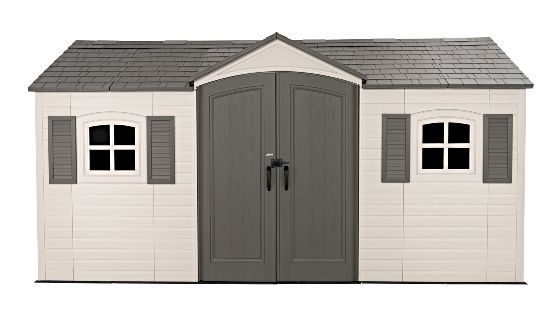 Lifetime 15x8 Sheds are UV Protected, Weather Resistant & Vented!