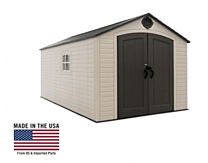 Lifetime Sheds 8x15 Outdoor Storage Shed w/ Floor