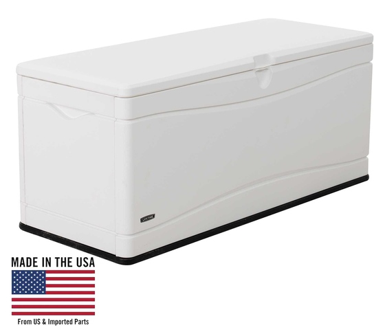 Lifetime 130 Gallon Marine Plastic Deck Storage Box Made in USA