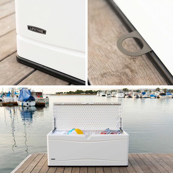 Lifetime 130 Gallon Marine Dock Box Excellent Durability