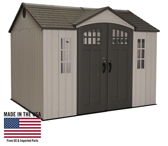Introducing the Lifetime 10x8 Side Entry Shed w/ Vertical Siding