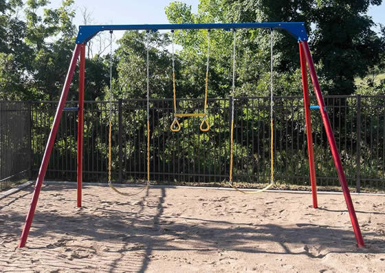 Lifetime Multi-Color Swing Set 90200 Assembled - Sand Play Area
