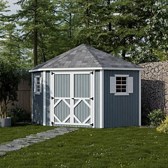 Perfect for homeowners seeking durable storage with a unique, space-saving design that blends seamlessly into any backyard. Upgrade your outdoor space with the Classic Five Corner Shed- stylish, strong, and built to last. Order today and enjoy FREE Shipping Nationwide!