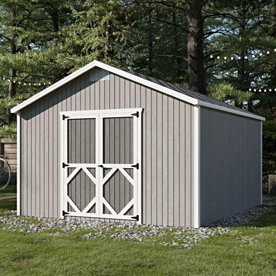 Create the ultimate storage solution or backyard retreat with the Little Cottage Co. Pre-Cut 12x14 Classic Gable Shed-spacious, durable, and built to last! FREE Shipping Included and Nationwide Delivery!