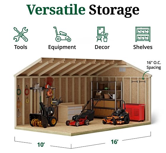 Smart design, spacious interior your storage solution made simple