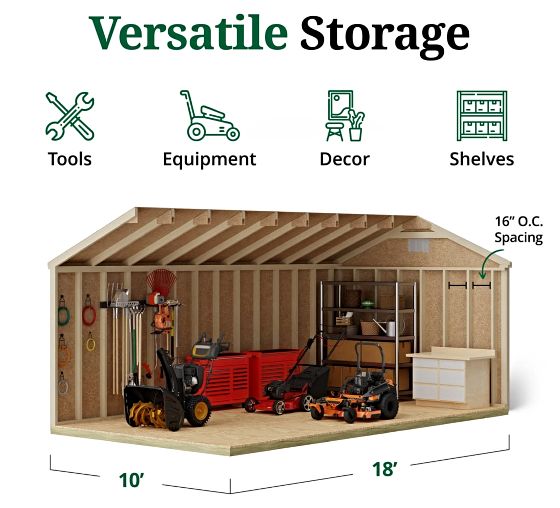 Smart design, spacious interior your storage solution made simple