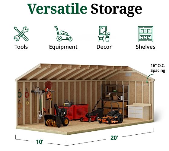 Smart design, spacious interior your storage solution made simple