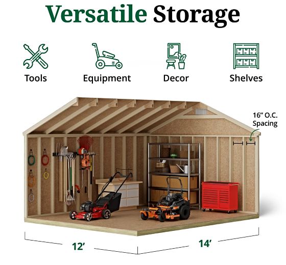Smart design, spacious interior your storage solution made simple