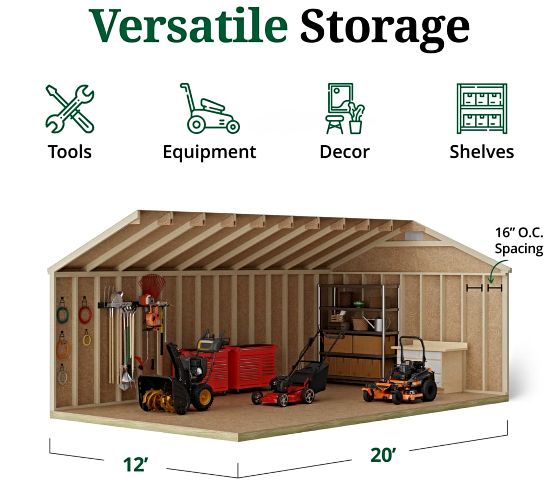 Smart design, spacious interior your storage solution made simple