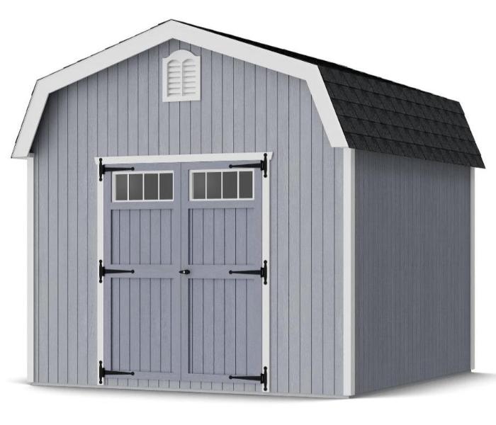 Little Cottage Co. 10x10 Colonial Woodbury Wood Shed Kit