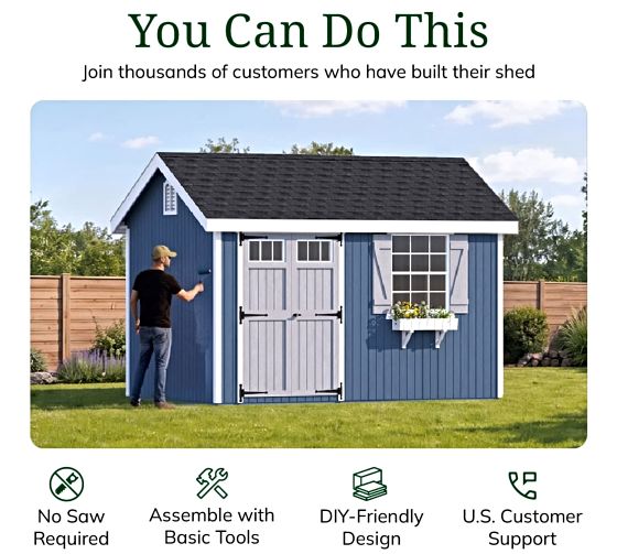 Bring classic colonial charm to your backyard with the Pinehurst Shed. + FREE shipping.