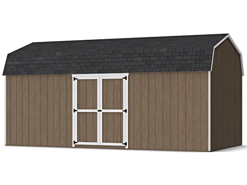 Little Cottage Co. 10x20 Value Gambrel 6' Barn Shed w/ Side Entry Little Cottage Co. 10x20 Value Gambrel 6' Barn Shed w/ Side Entry