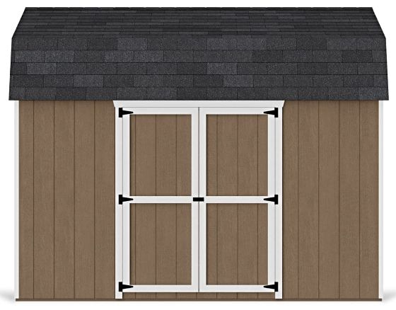 Introducing the Little Cottage Co. 10x12 Value Gambrel 6' Barn Shed w/ Side Entry
