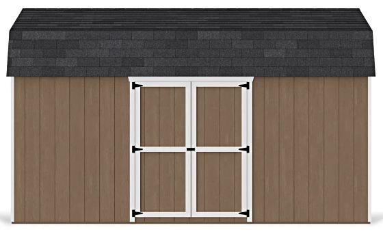 Introducing the Little Cottage Co. 10x16 Value Gambrel 6' Barn Shed w/ Side Entry