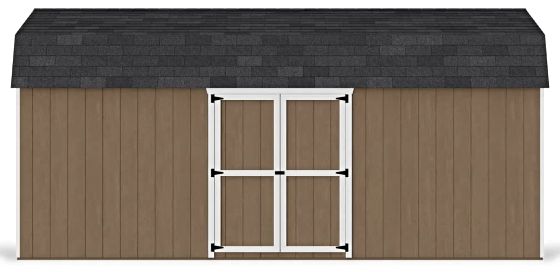Introducing the Little Cottage Co. 10x20 Value Gambrel 6' Barn Shed w/ Side Entry