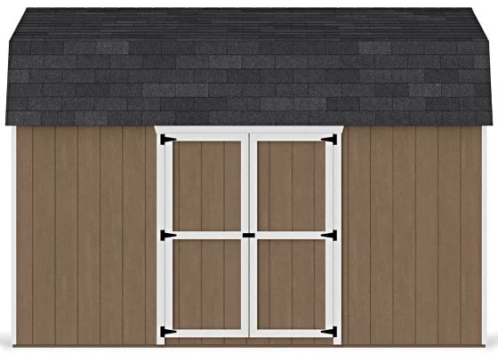 Introducing the Little Cottage Co. 12x14 Value Gambrel 6' Barn Shed w/ Side Entry
