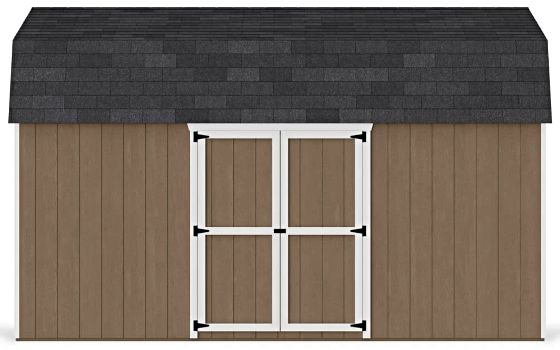 Introducing the Little Cottage Co. 12x16 Value Gambrel 6' Barn Shed w/ Side Entry