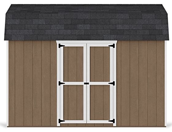 Introducing the Little Cottage Co. 8x12 Value Gambrel 6' Barn Shed w/ Side Entry