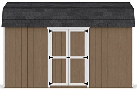 Introducing the Little Cottage Co. 8x14 Value Gambrel 6' Barn Shed w/ Side Entry