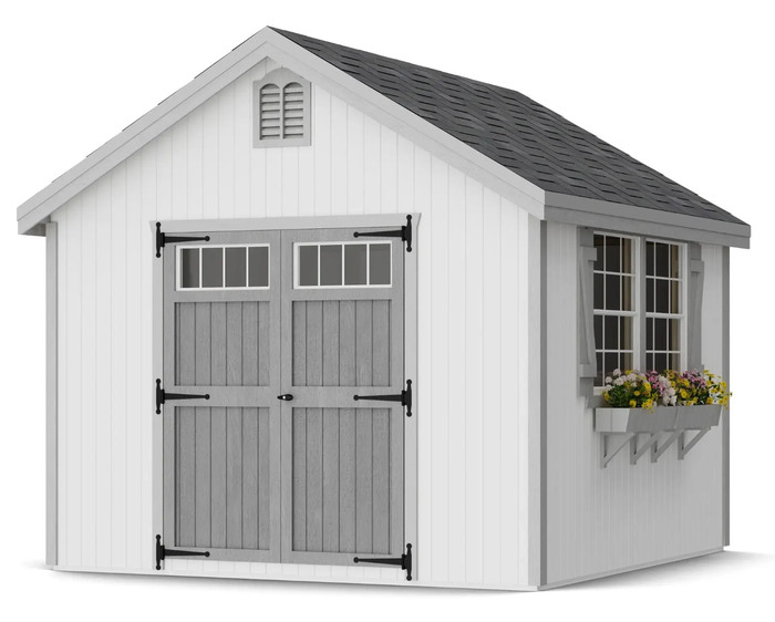 Little Cottage Co. 10x10 Colonial Williamsburg Wood Shed Kit