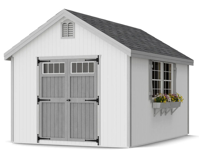 Little Cottage Co. 10x14 Colonial Williamsburg Wood Shed Kit