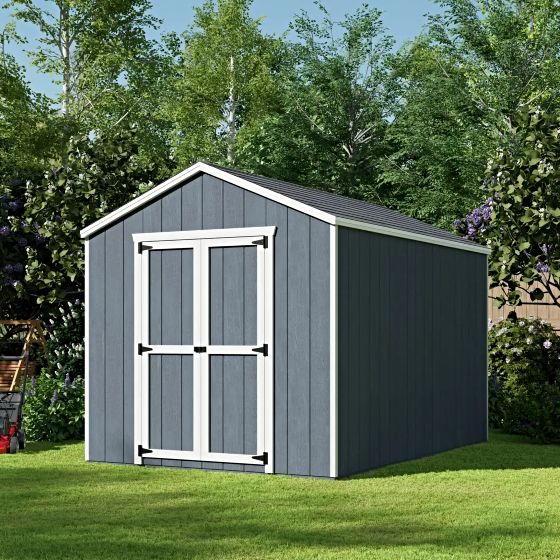 The Little Cottage Co. Value Gable Sheds are crafted to offer the ideal storage solution for any space. Designed to maximize storage efficiency while maintaining a classic, timeless look, these sheds are built to meet your needs and enhance your outdoor area. Proudly manufactured in the USA!