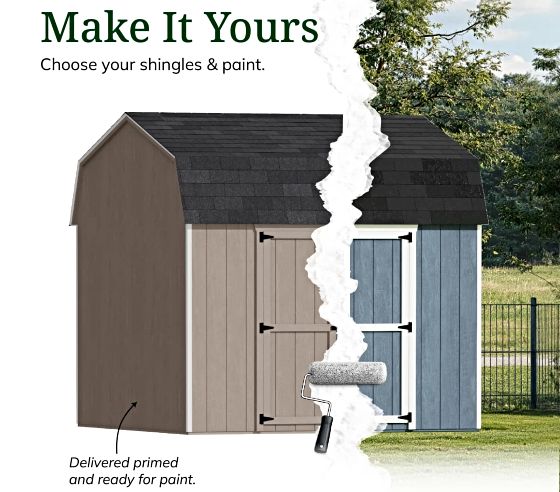 Customizable Exterior: Pre-Primed & Ready to Paint