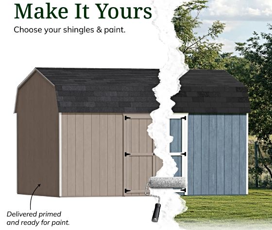 Customizable Exterior: Pre-Primed & Ready to Paint