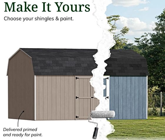 Customizable Exterior: Pre-Primed & Ready to Paint