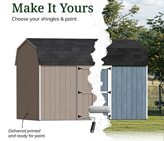 Customizable Exterior: Pre-Primed & Ready to Paint