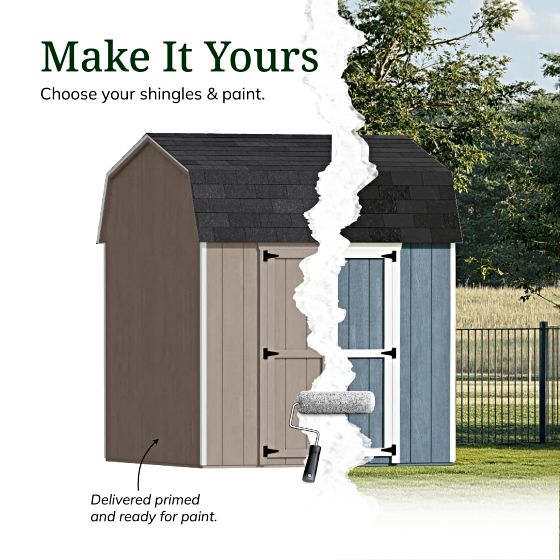 Customizable Exterior: Pre-Primed & Ready to Paint