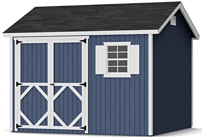 Little Cottage Co. 10x10 Classic Workshop Wood Shed Kit