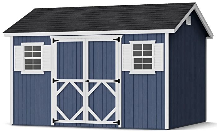 Little Cottage Co. 10x12 Classic Workshop Wood Shed Kit