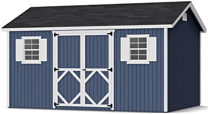 Little Cottage Co. 10x14 Classic Workshop Wood Shed Kit