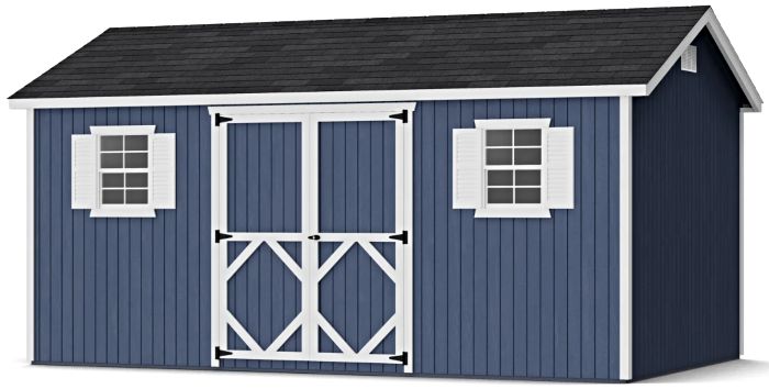 Little Cottage Co. 10x16 Classic Workshop Wood Shed Kit