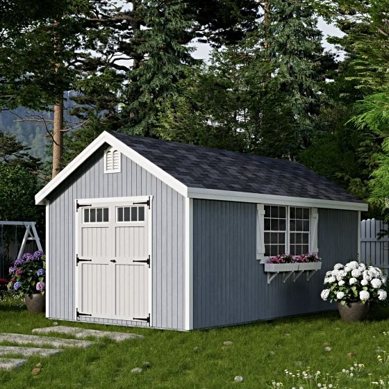 Colonial Williamsburg Shed - Where Classic Style Meets Everyday Function