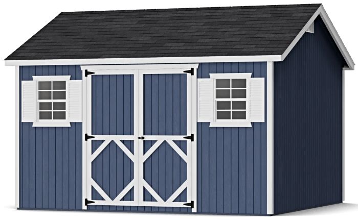 Little Cottage Co. 12x12 Classic Workshop Wood Shed Kit