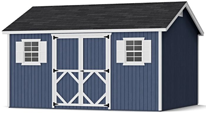 Little Cottage Co. 12x14 Classic Workshop Wood Shed Kit
