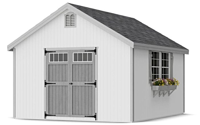 Little Cottage Co. 12x14 Colonial Williamsburg Wood Shed Kit