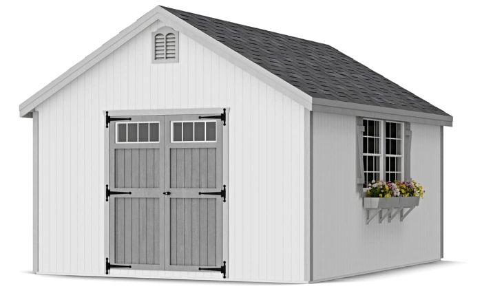 Little Cottage Co. 12x16 Colonial Williamsburg Wood Shed Kit